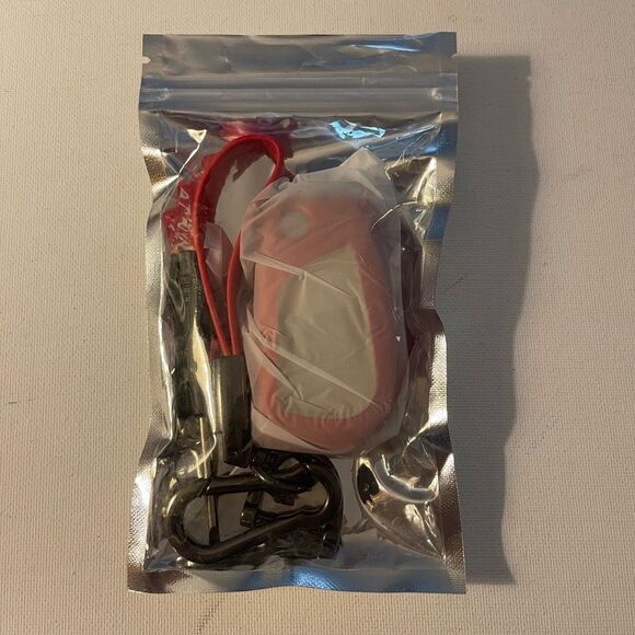 Toyota Logo key fob Keychain in Red leather with Red key fob case NWT - Picture 8 of 10